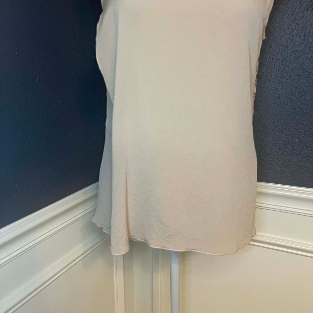 Joseph Silk Side Button Flutter Tank - image 3